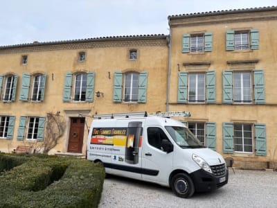 Ramonage d'un foyer ouvert